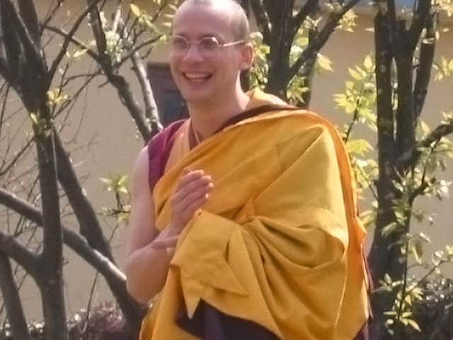 Tenzin Peljor,  Getsul ordination, Nepal, Kathmandu, February 2002